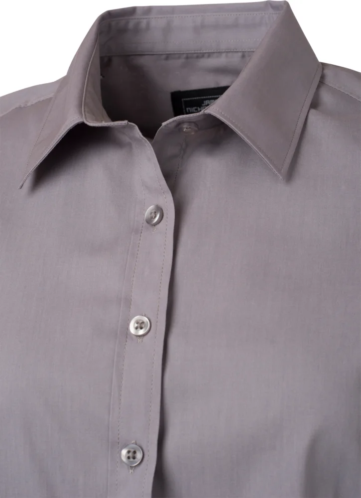 Popeline Bluse kurzarm