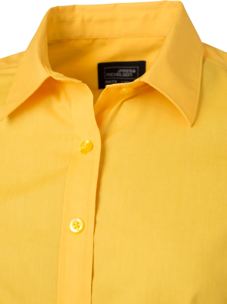 Popeline Bluse kurzarm
