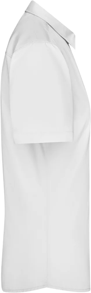 Popeline Bluse kurzarm