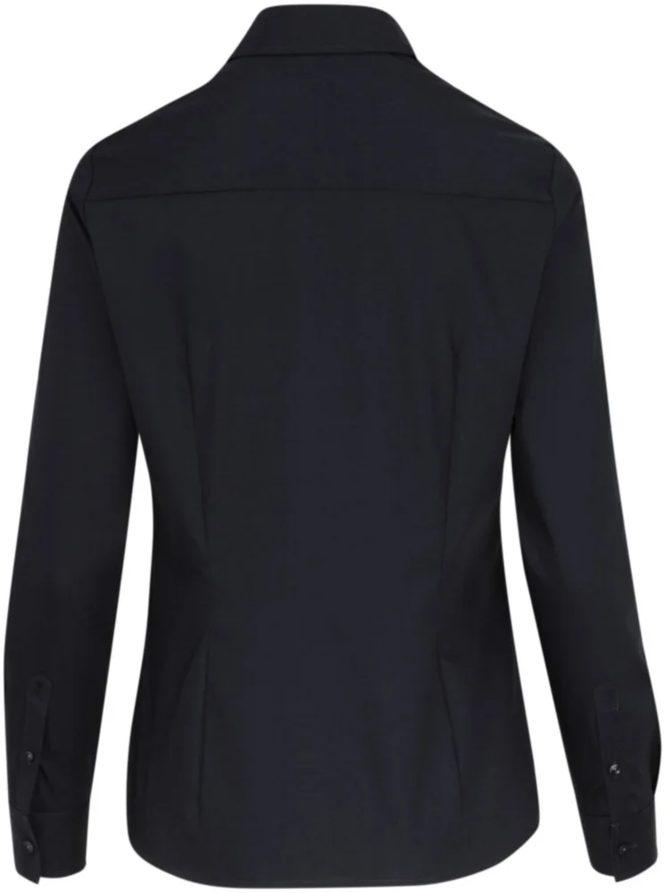 Popeline Bluse langarm