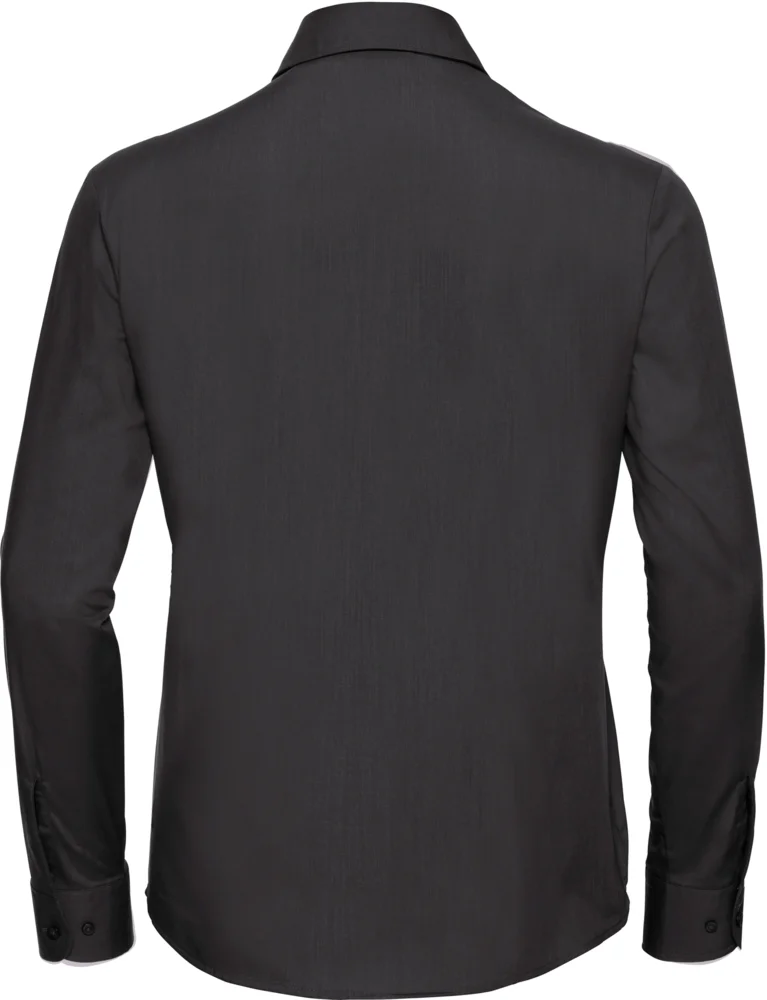 Popeline Bluse langarm