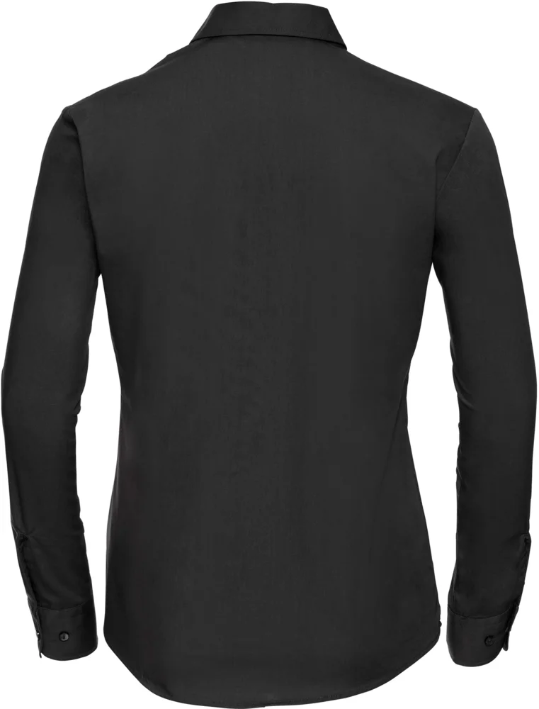 Popeline Bluse langarm
