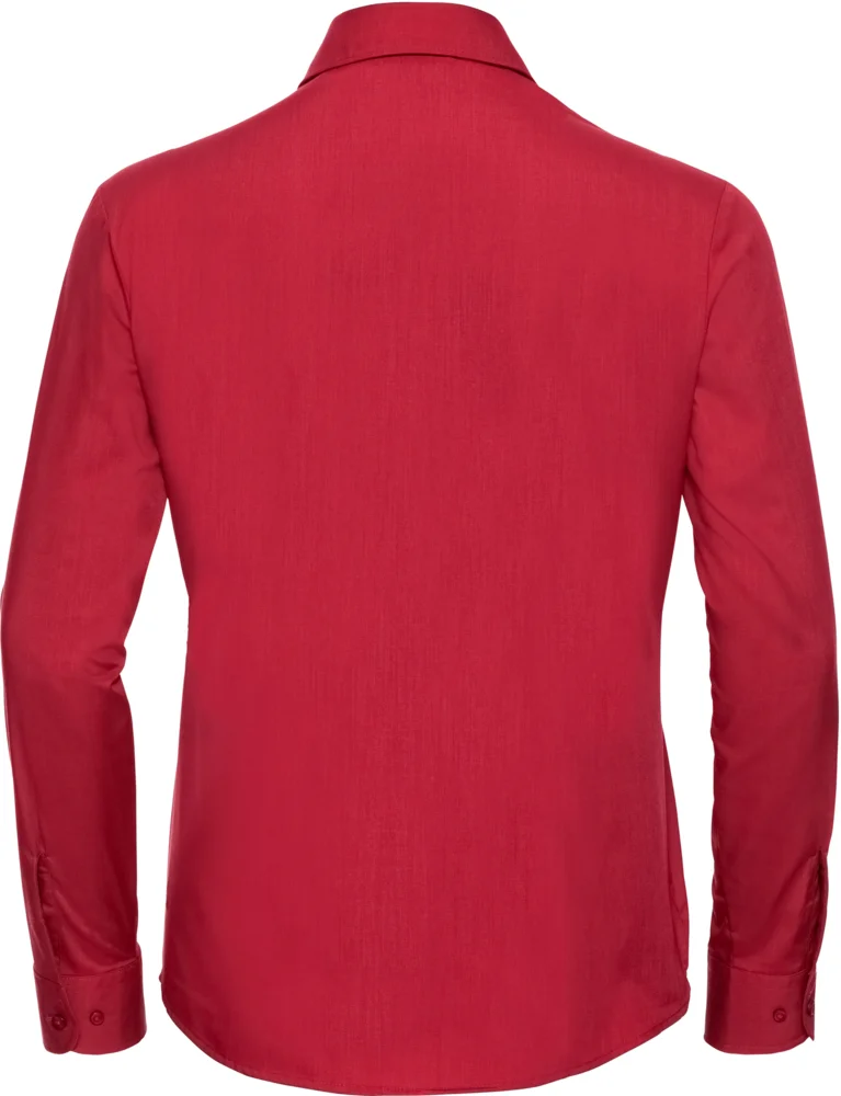 Popeline Bluse langarm