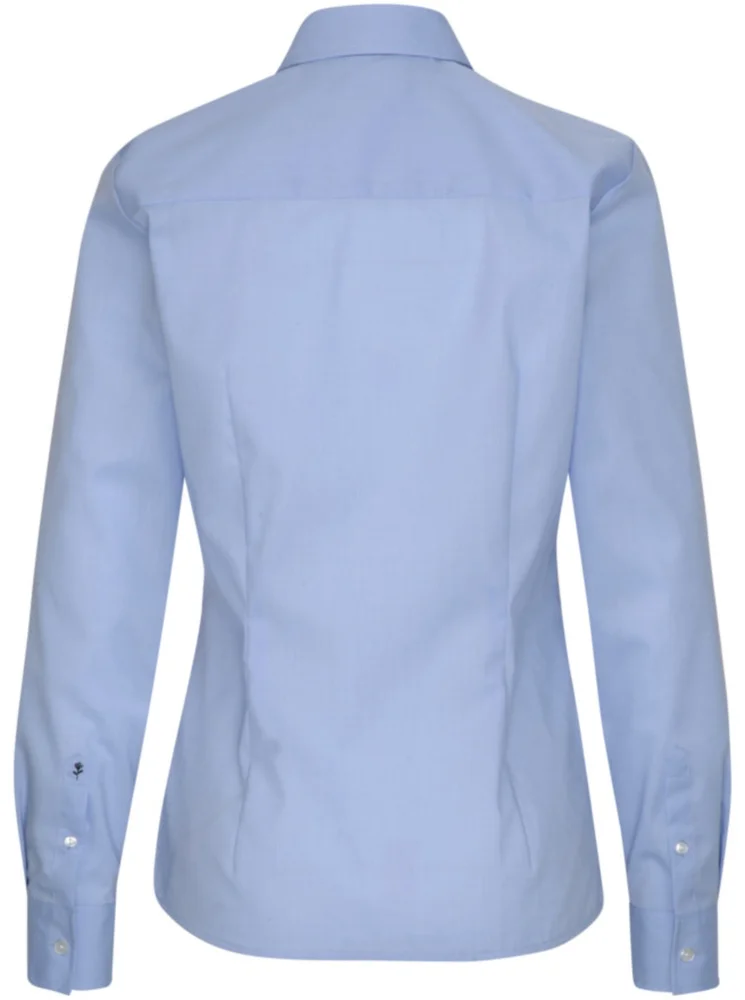 Popeline Bluse langarm