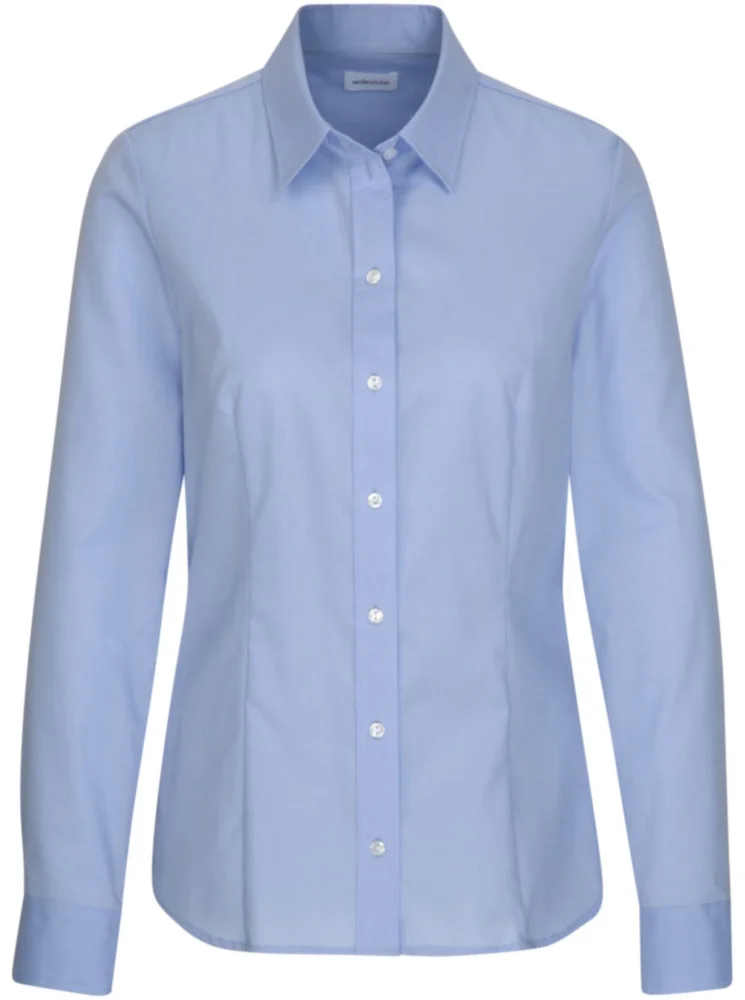 Popeline Bluse langarm