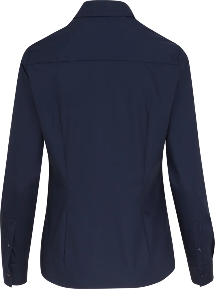 Popeline Bluse langarm