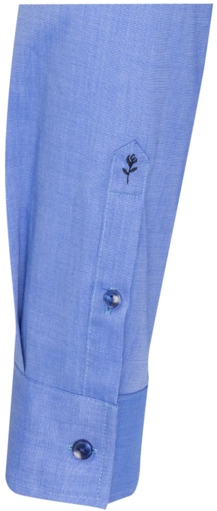 Popeline Bluse langarm
