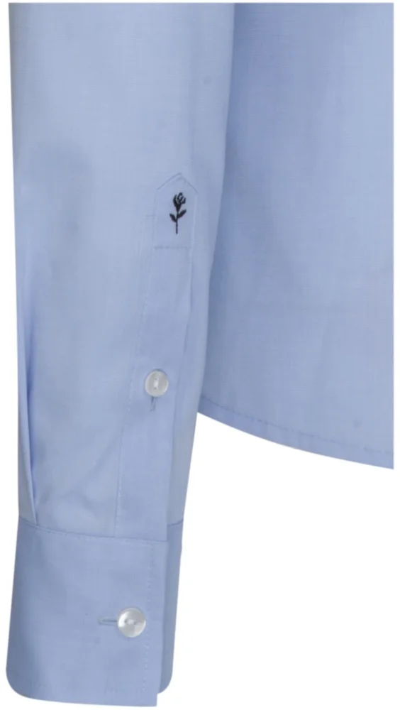 Popeline Bluse langarm