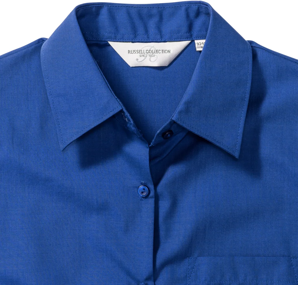 Popeline Bluse langarm