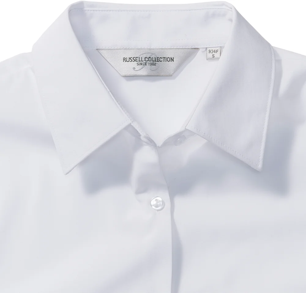 Popeline Bluse langarm