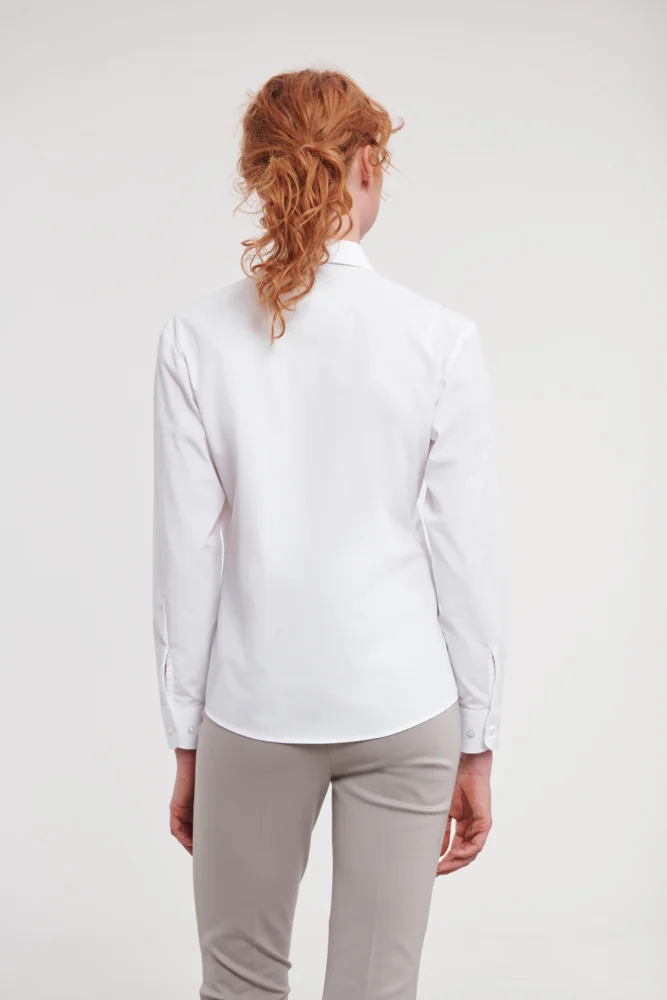 Popeline Bluse langarm