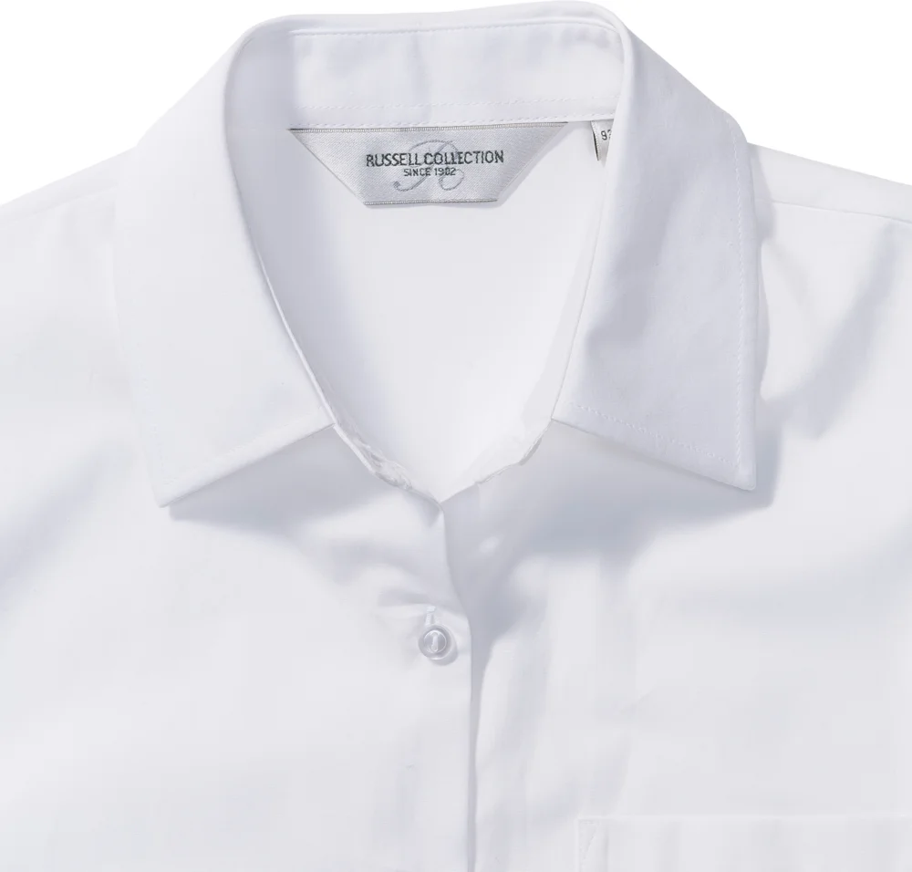 Popeline Bluse langarm