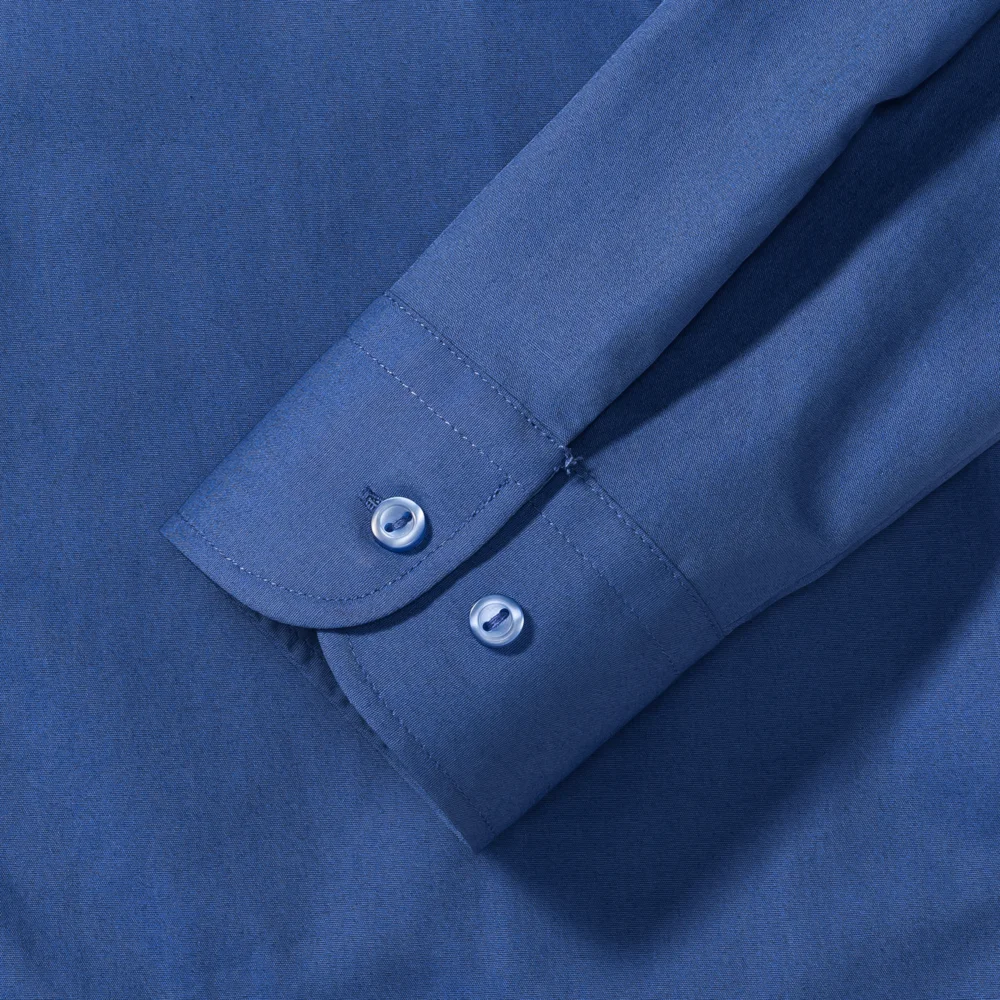 Popeline Bluse langarm