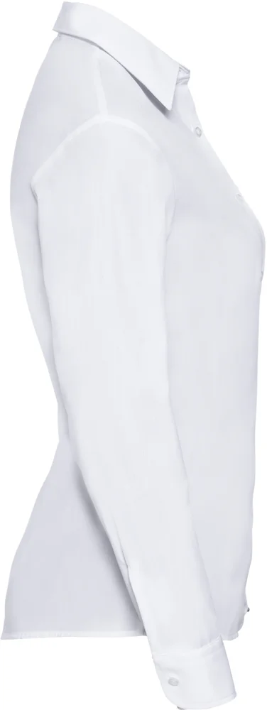 Popeline Bluse langarm