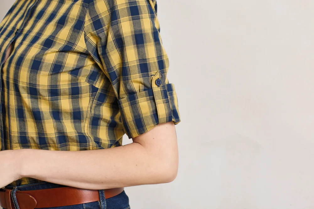 Poplin Blouse long-sleeve "Mulligan