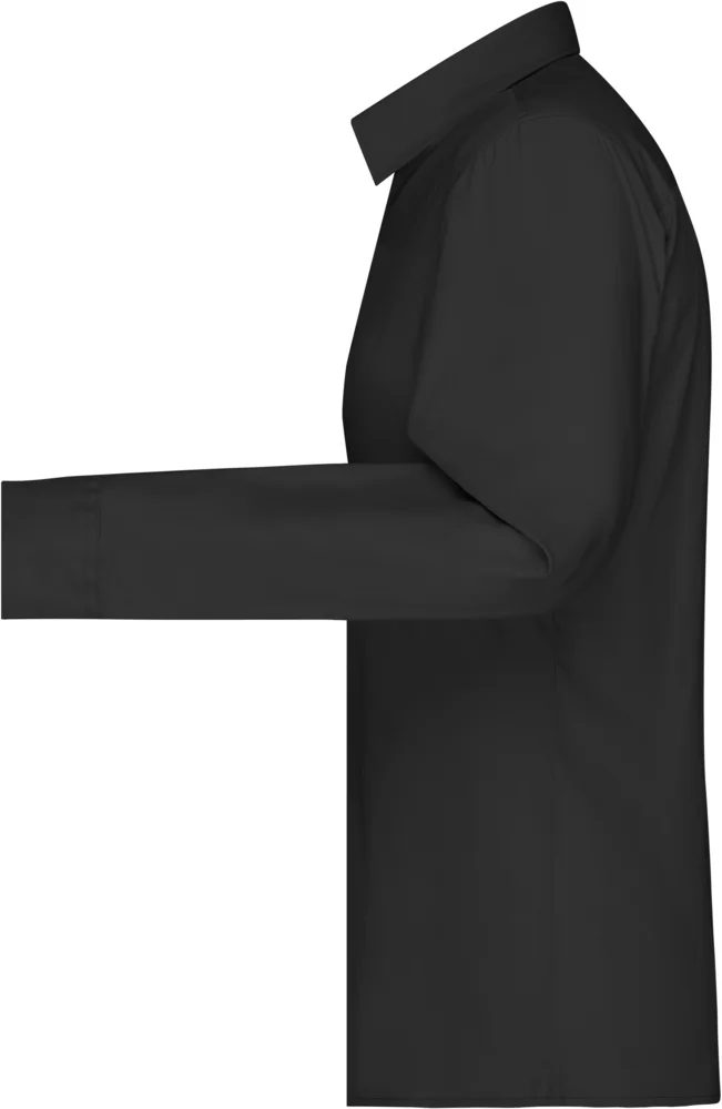 Popeline Bluse langarm
