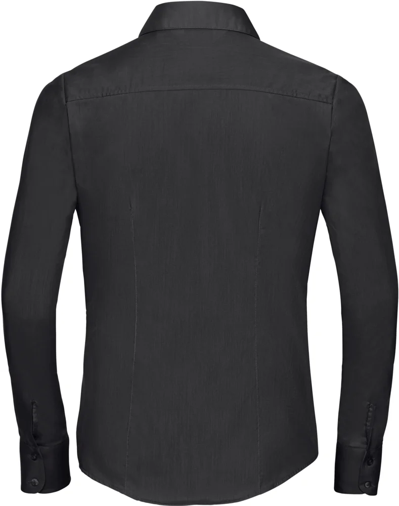 Popeline Bluse langarm