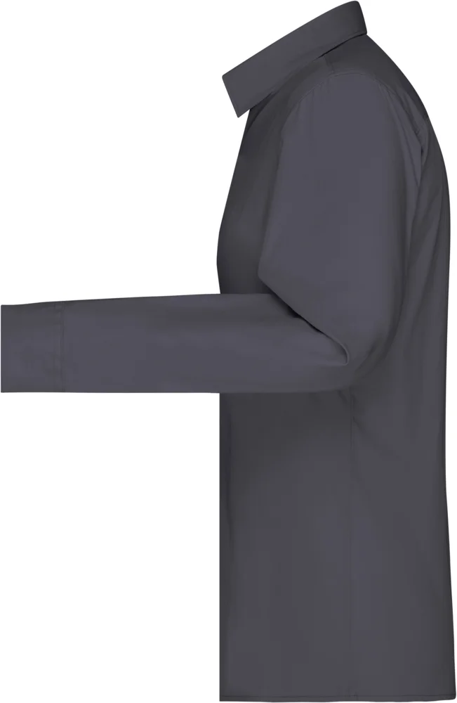 Popeline Bluse langarm