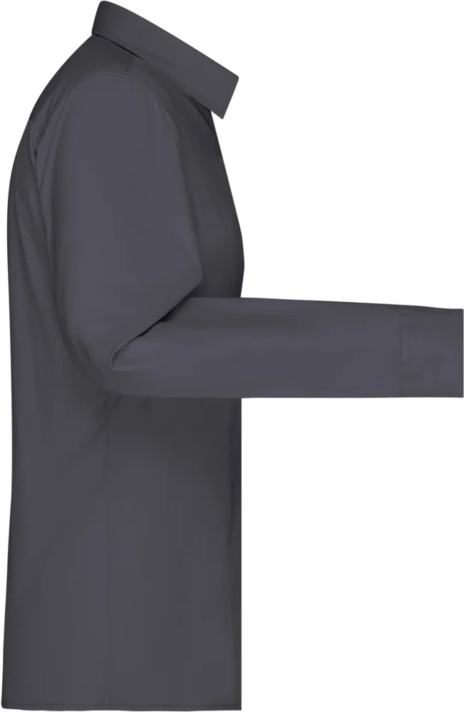 Popeline Bluse langarm