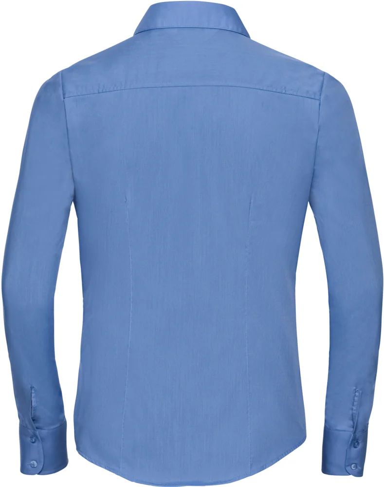 Popeline Bluse langarm