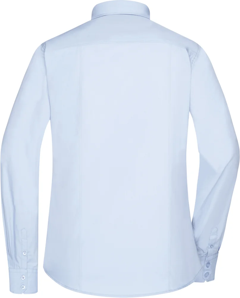 Popeline Bluse langarm