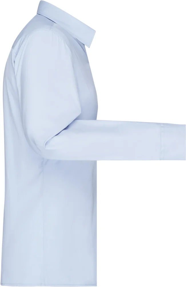 Popeline Bluse langarm