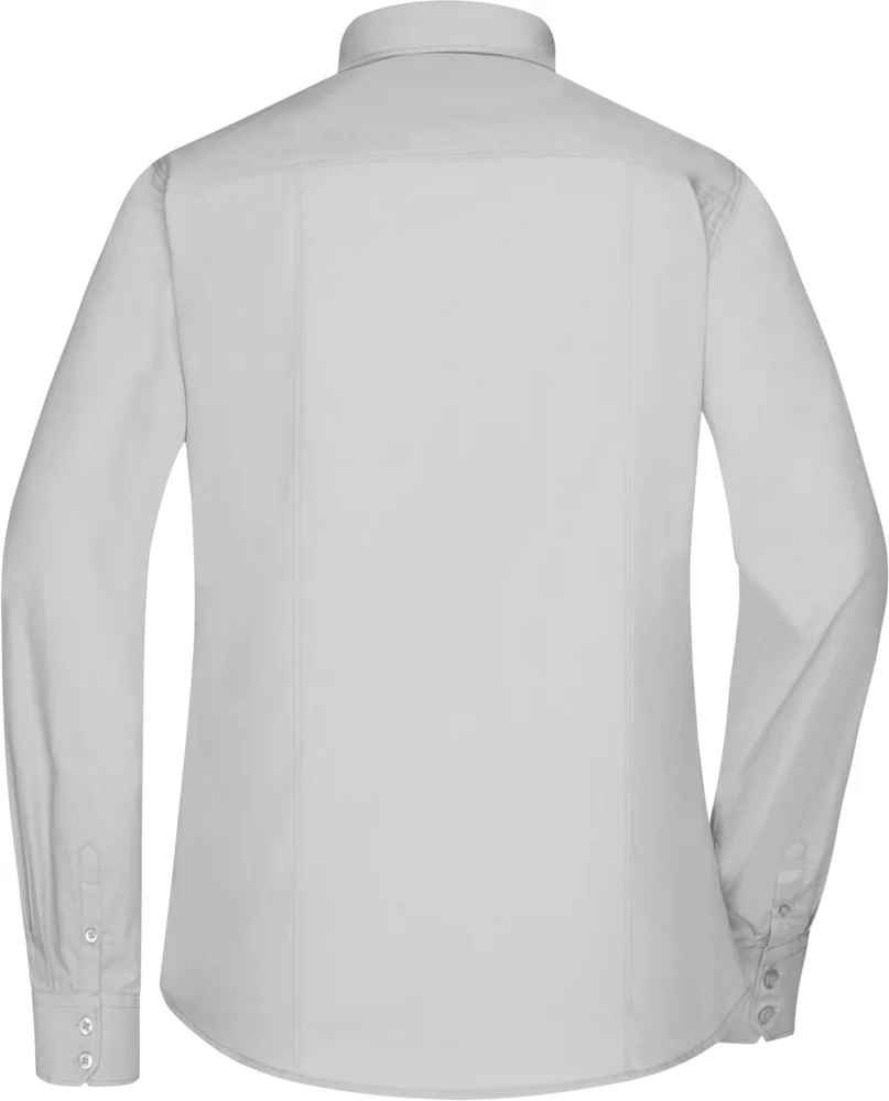 Popeline Bluse langarm