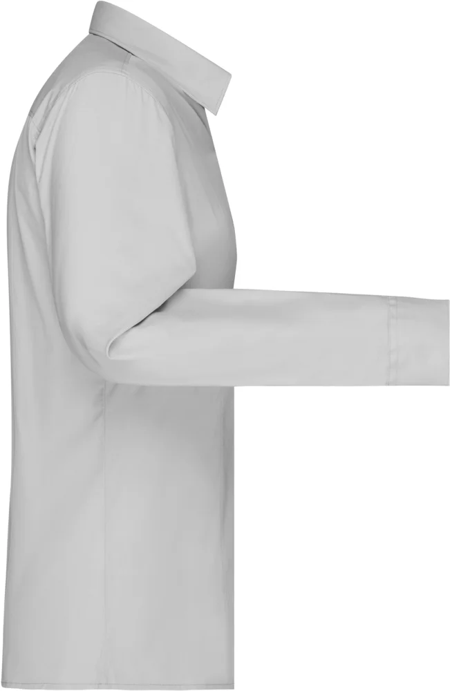 Popeline Bluse langarm