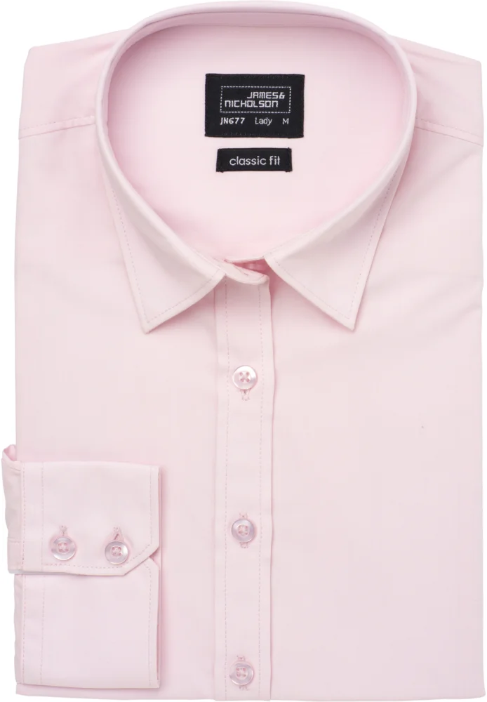 Popeline Bluse langarm