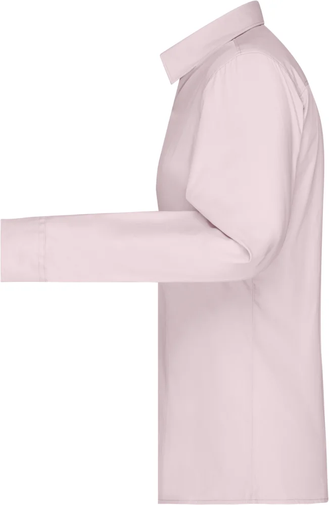 Popeline Bluse langarm