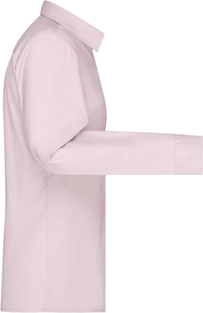 Popeline Bluse langarm