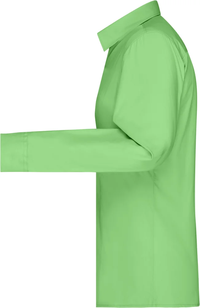 Popeline Bluse langarm