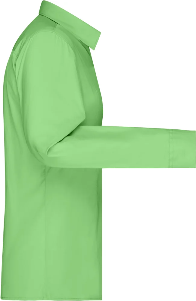 Popeline Bluse langarm