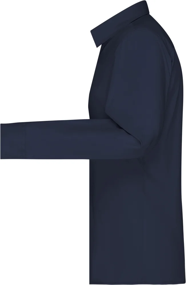 Popeline Bluse langarm