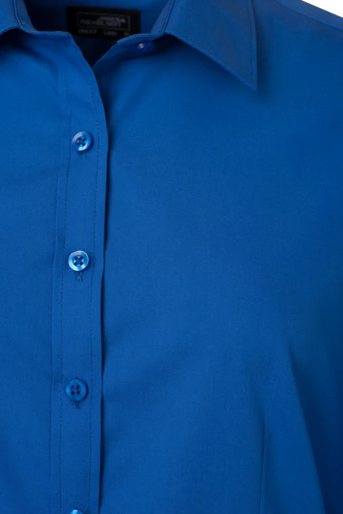 Popeline Bluse langarm