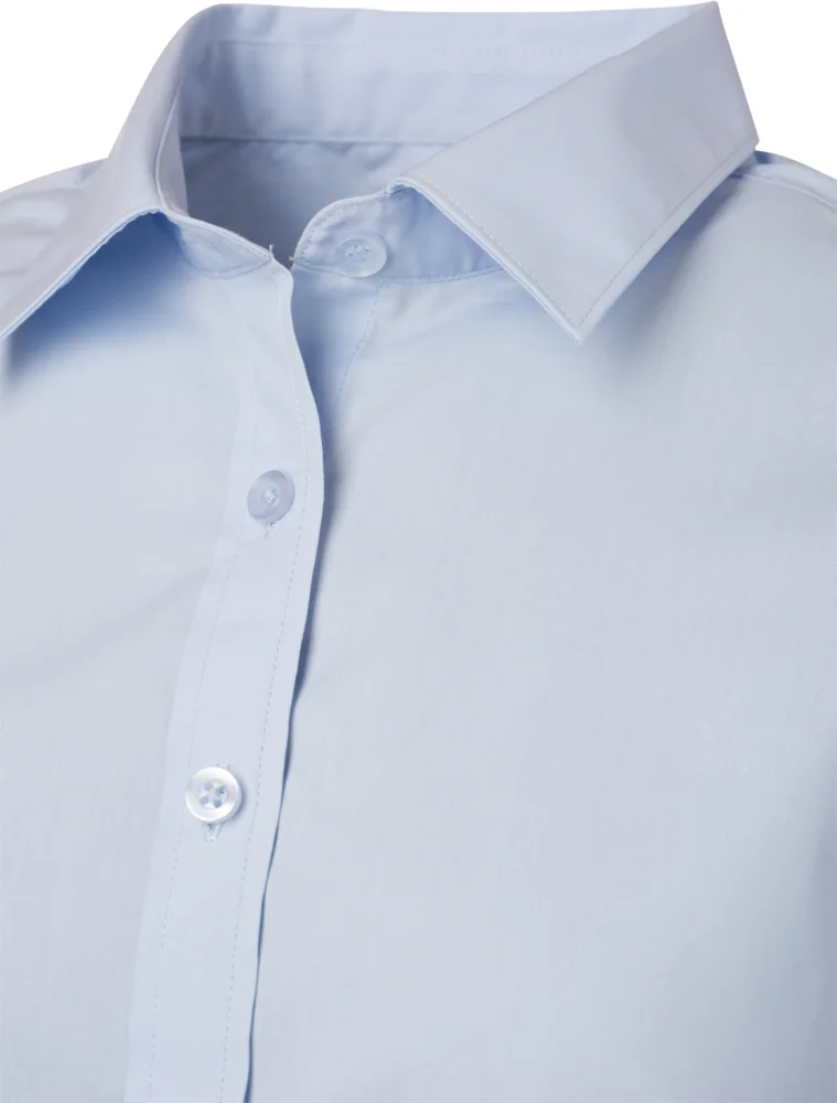 Popeline Bluse langarm