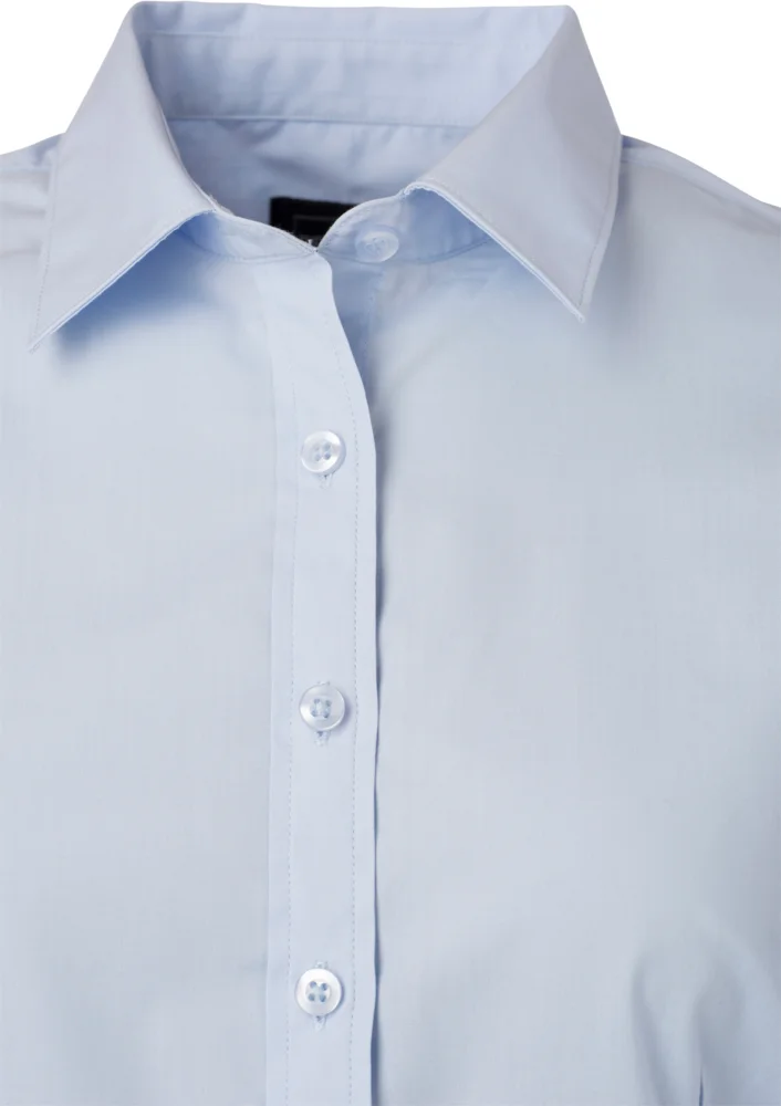 Popeline Bluse langarm