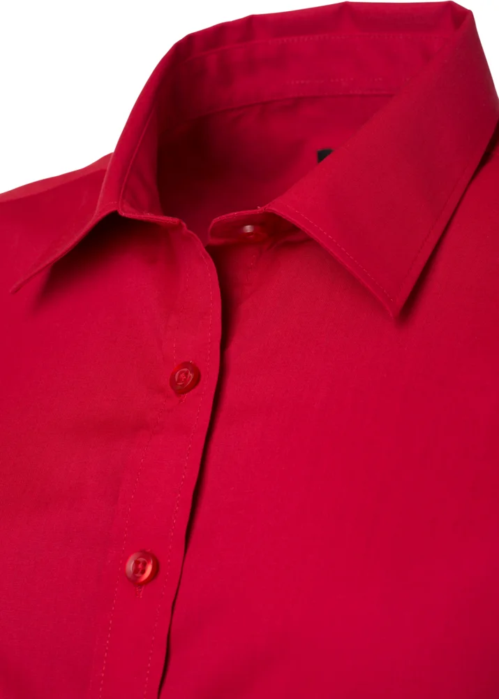 Popeline Bluse langarm