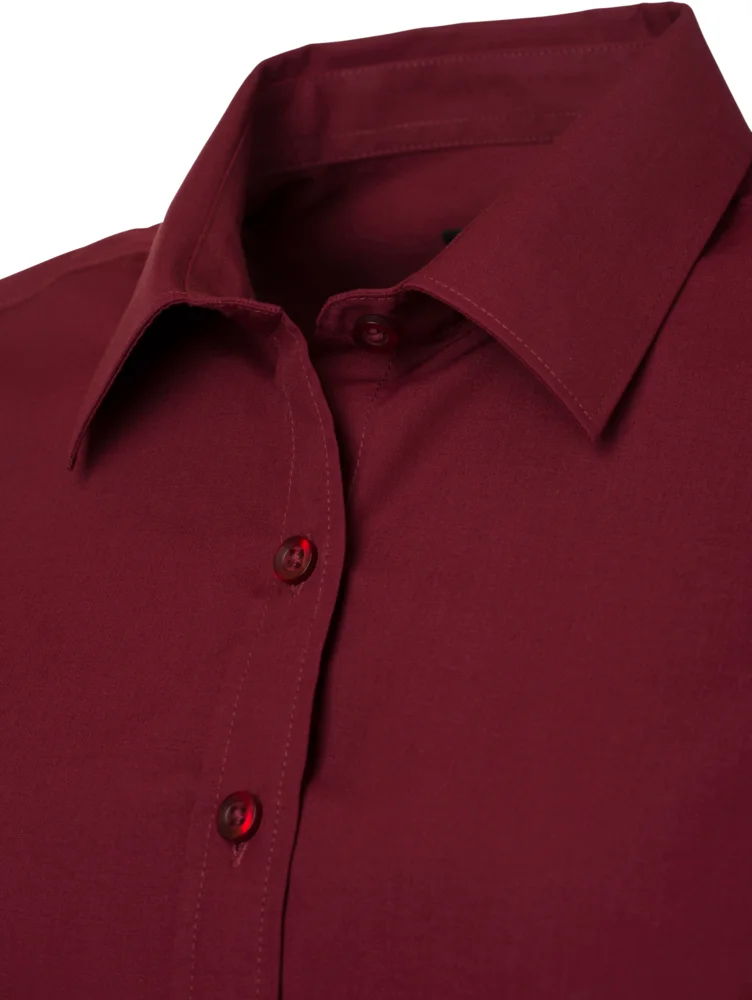 Popeline Bluse langarm
