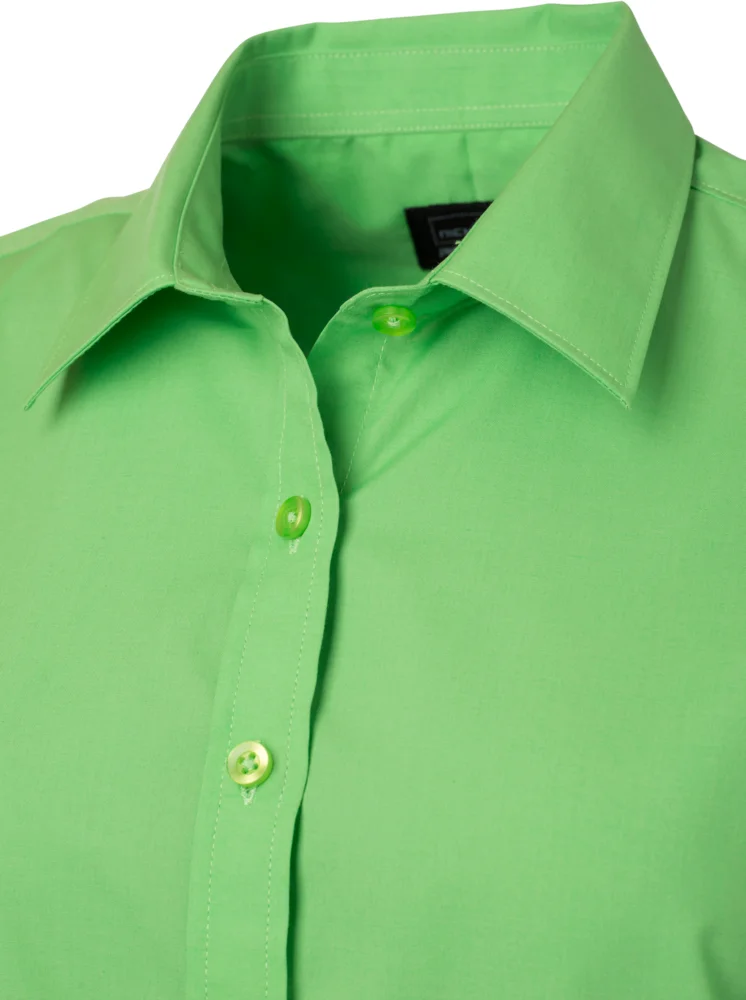 Popeline Bluse langarm