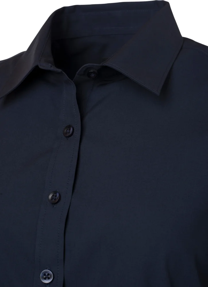 Popeline Bluse langarm