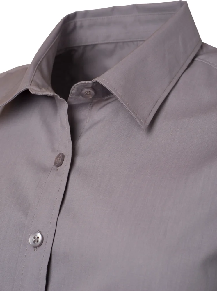 Popeline Bluse langarm