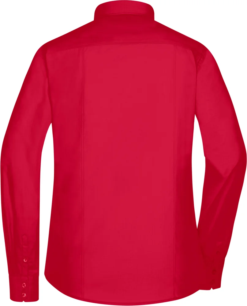 Popeline Bluse langarm
