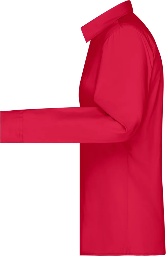 Popeline Bluse langarm