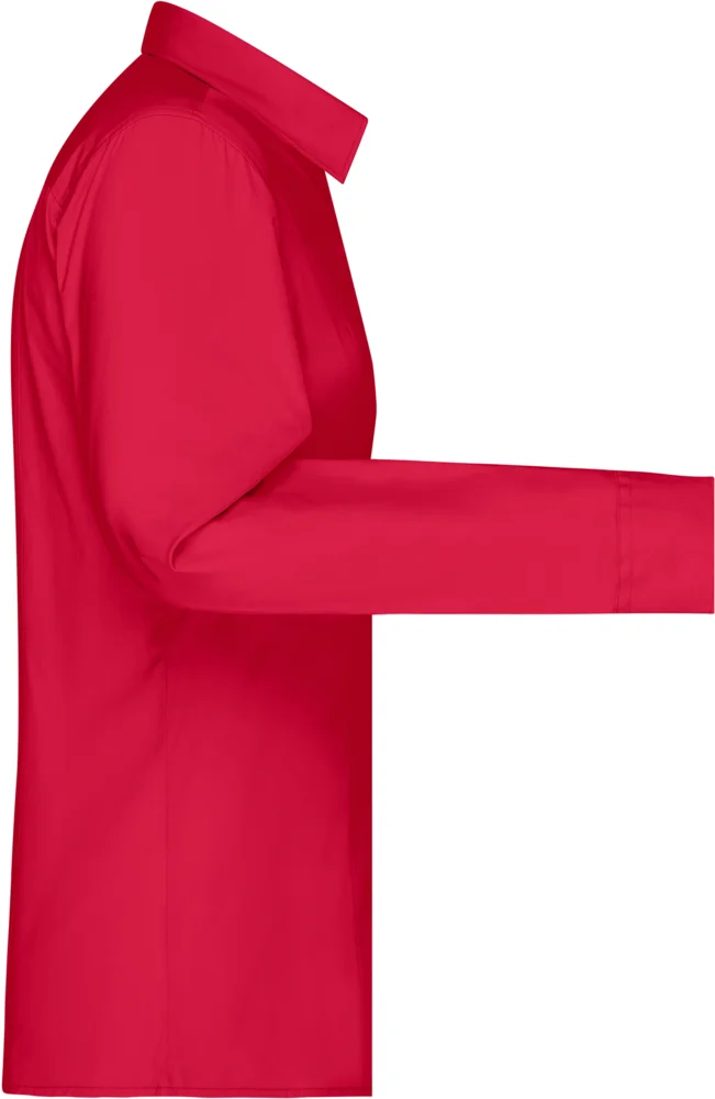 Popeline Bluse langarm