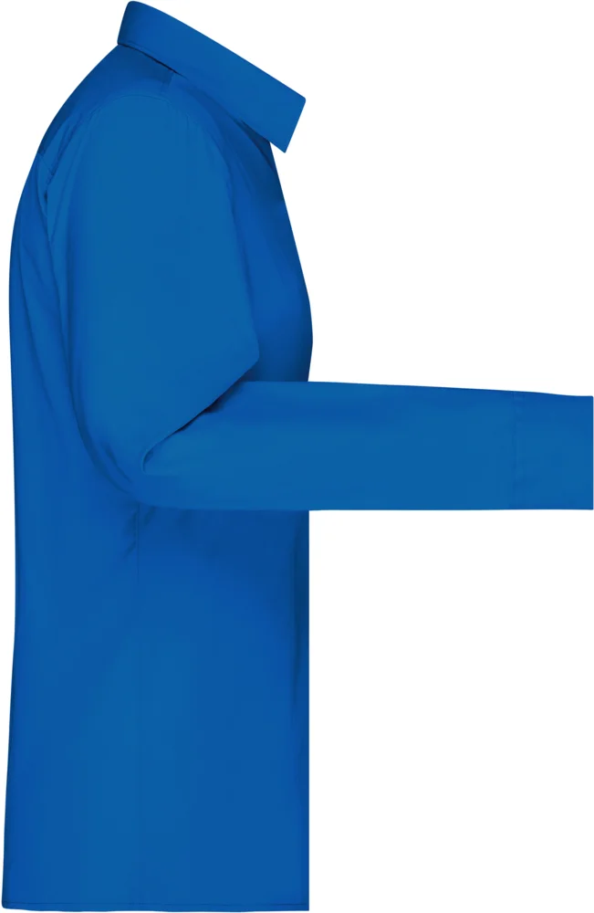 Popeline Bluse langarm