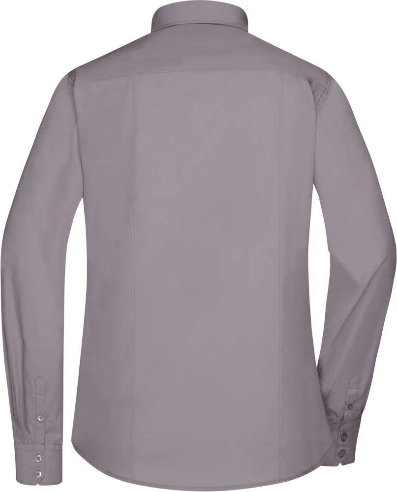 Popeline Bluse langarm