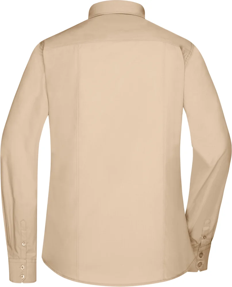 Popeline Bluse langarm