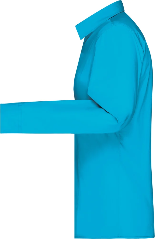 Popeline Bluse langarm