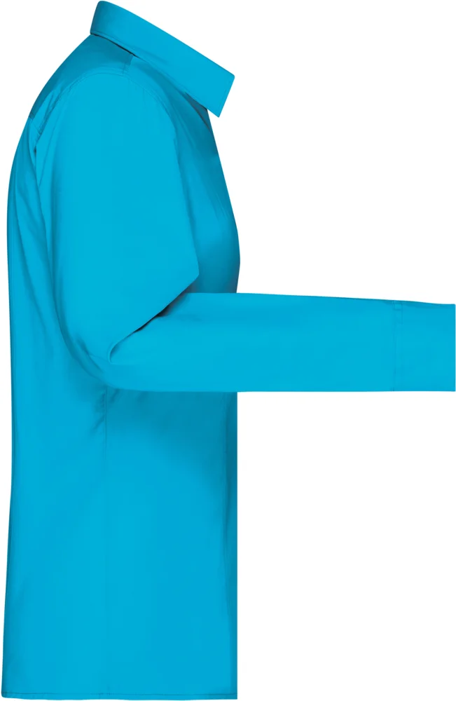 Popeline Bluse langarm